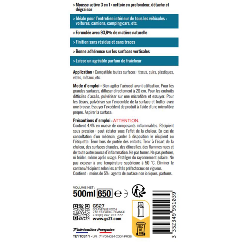 Schiuma detergente multiuso 500 ml