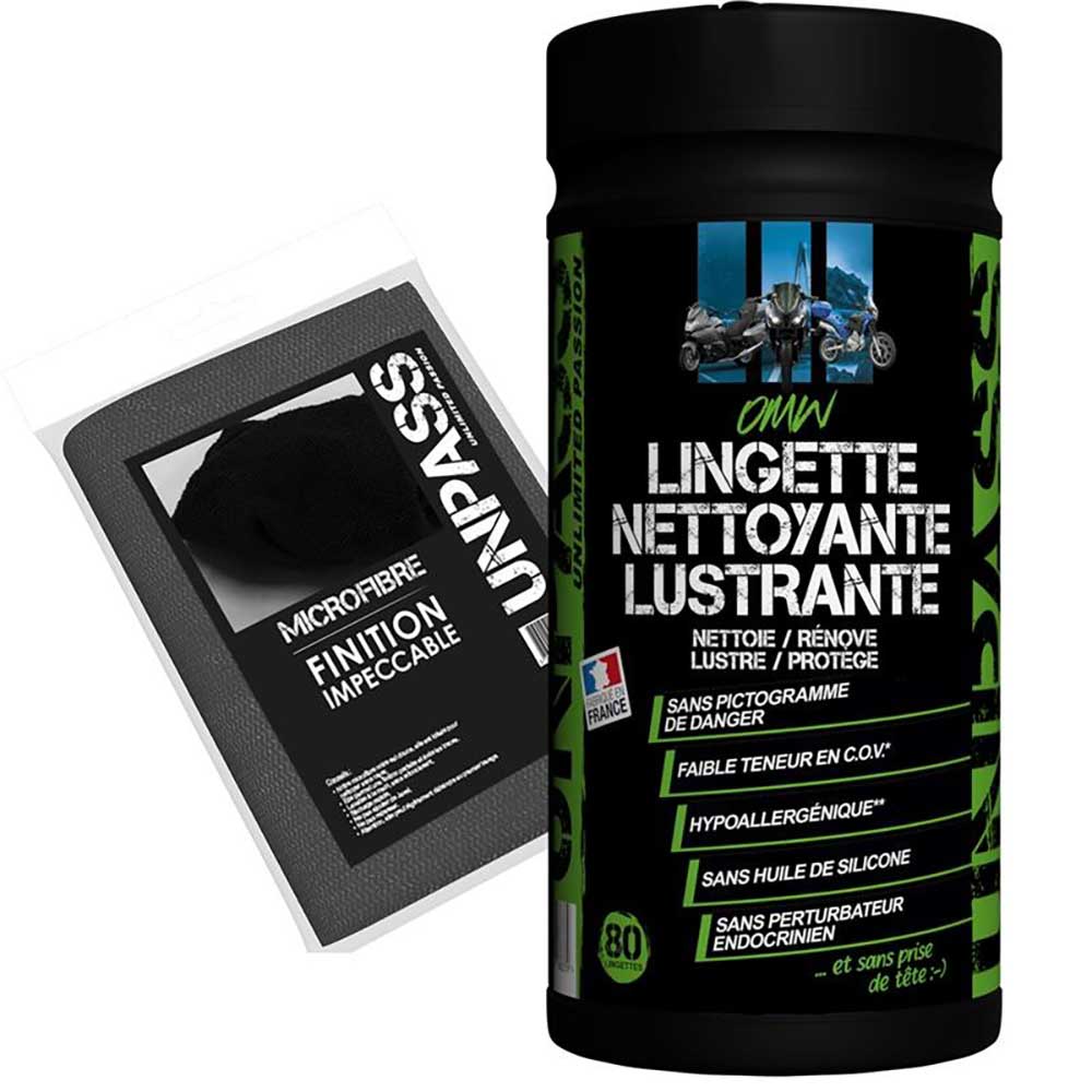 OMW - Salvietta di pulizia lucida + sacchetto in microfibra