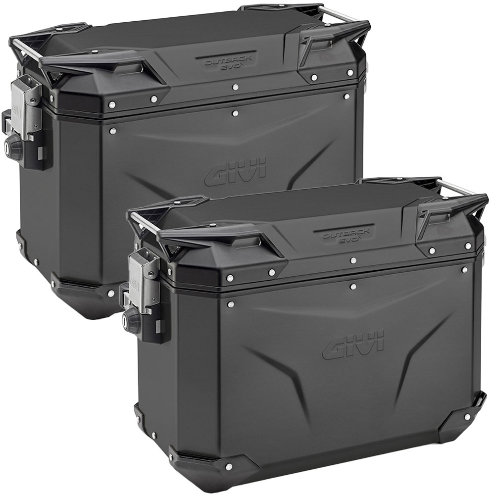 Coppia di valigie laterali Trekker Outback Evo 48