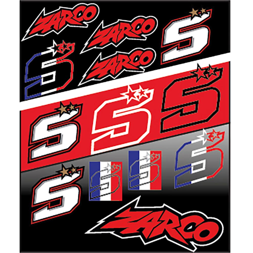 Johann Zarco 24 foglietti adesivi