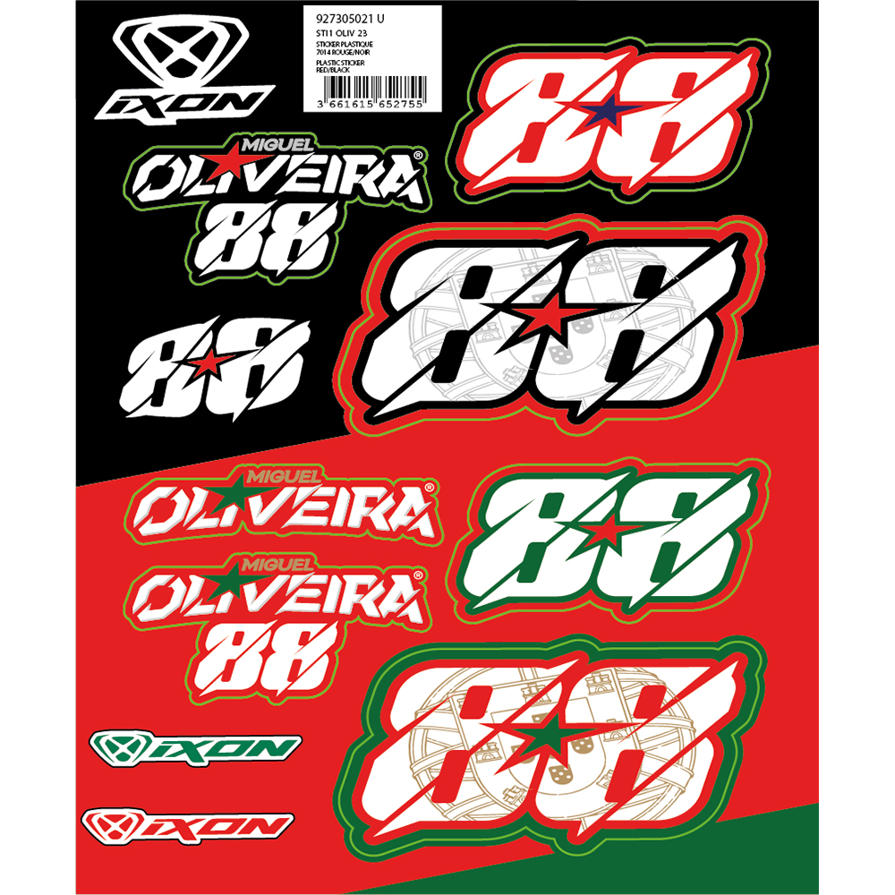 Miguel Oliveira foglietti adesivi 23