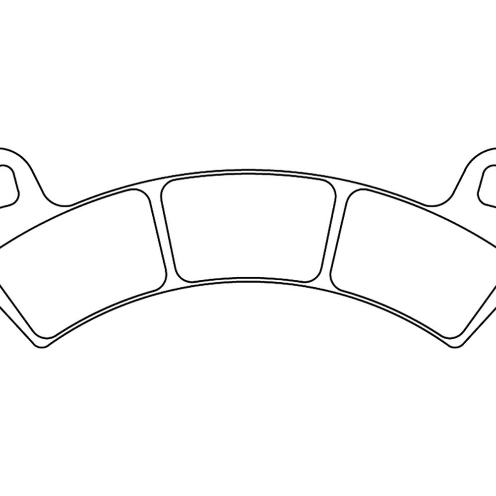 Pastiglie freno in metallo sinterizzato Quad - 1247ATV1