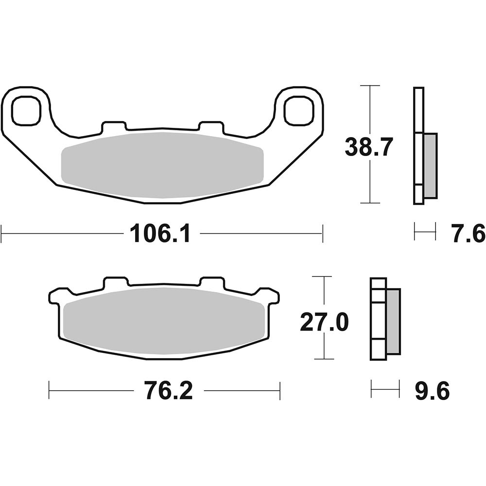 Pastiglie freno 615LF /EBC FA141SSUP