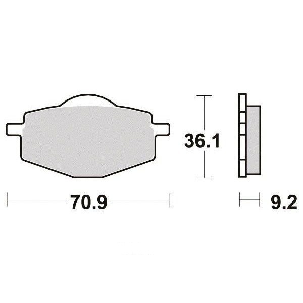 Pastiglie freno S1081N