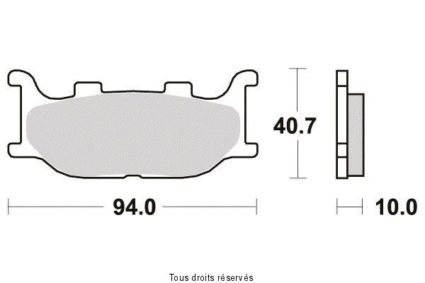 Pastiglie freno S1109N