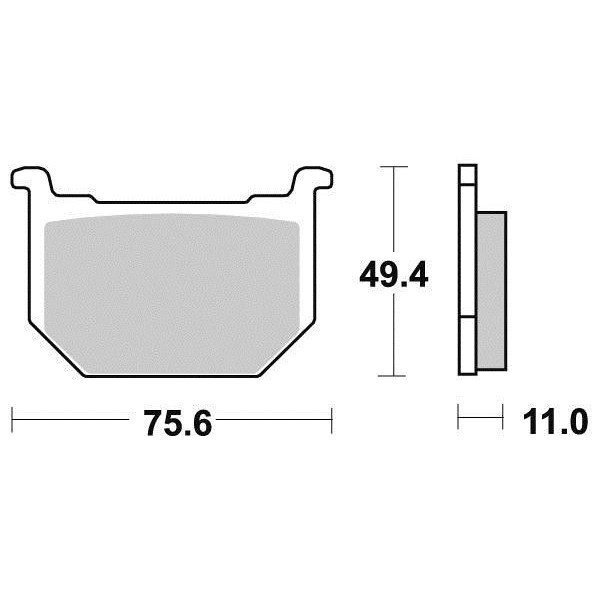 Pastiglie freno S1322N