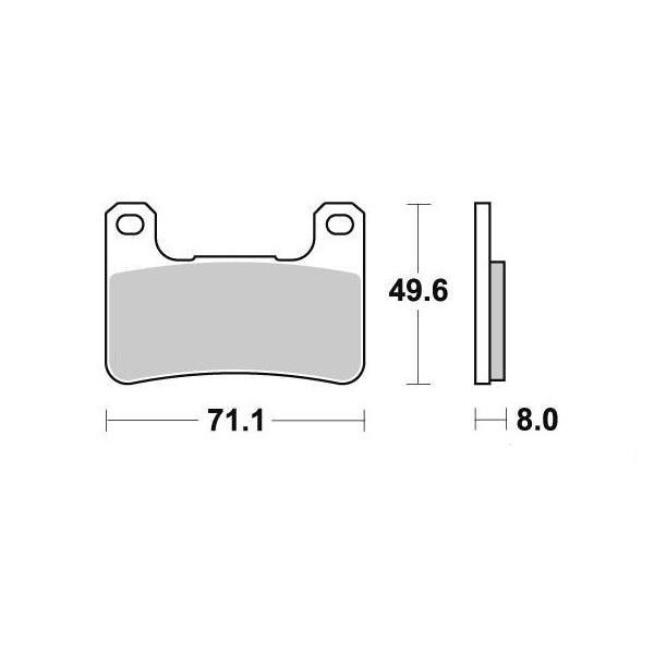 Pastiglie freno S1355N