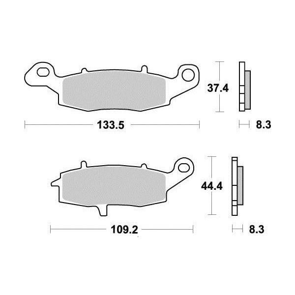 Pastiglie freno S1435N