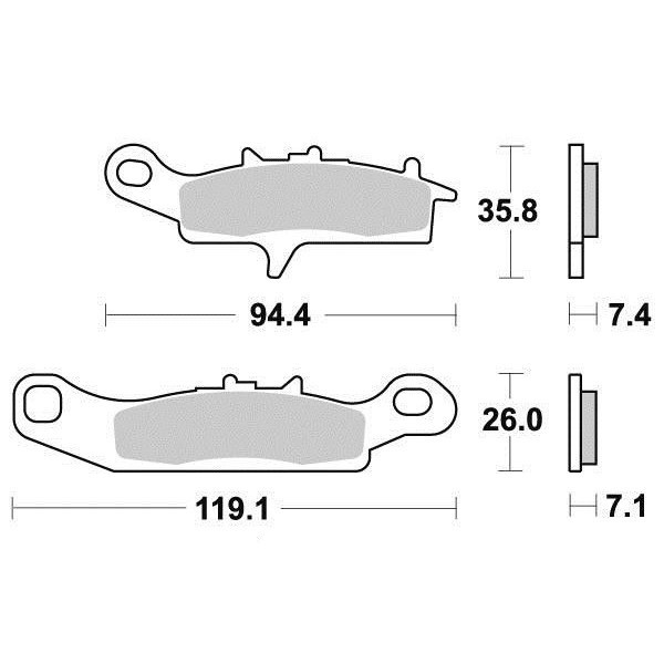 Pastiglie freno S1442N