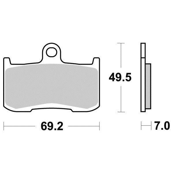 Pastiglie freno S1443N