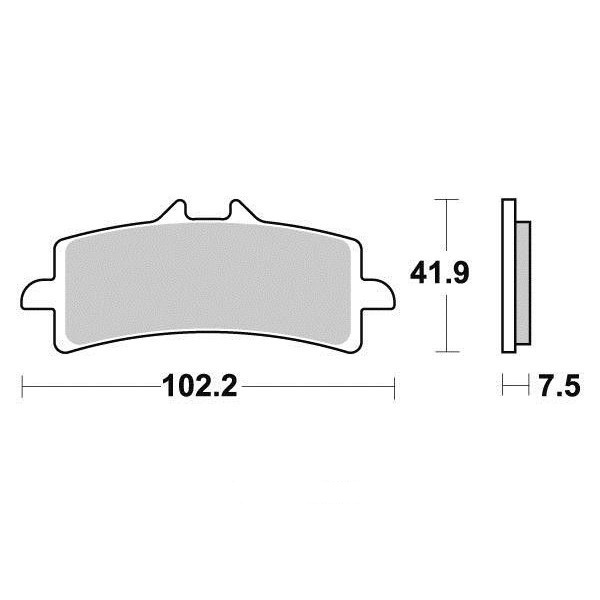 Pastiglie freno S9100N