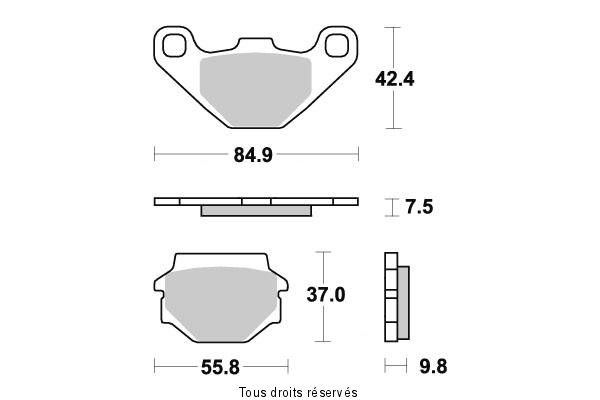 Pastiglie freno S1031N