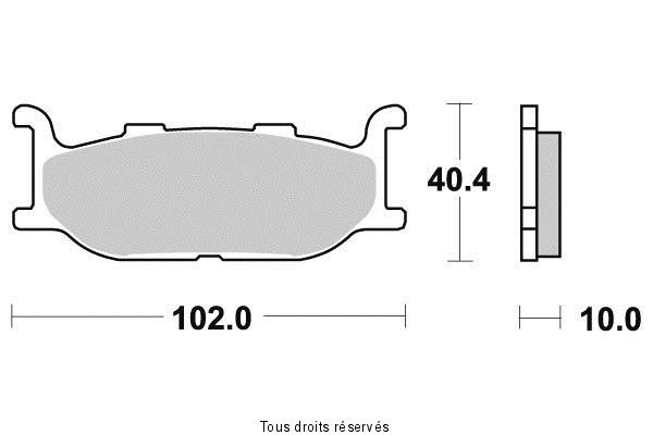 Pastiglie freno S1079N