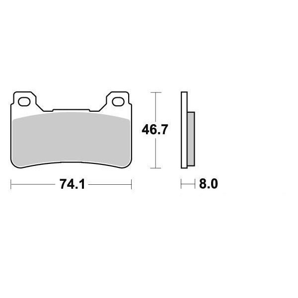 Pastiglie freno S1170N