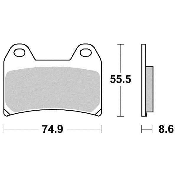 Pastiglie freno S1262N