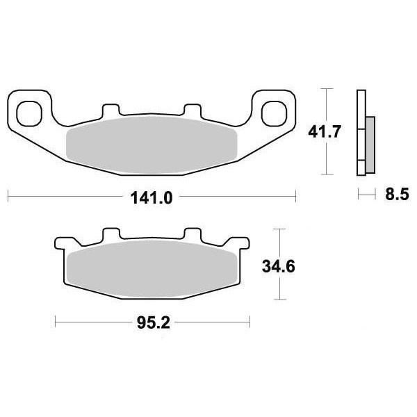 Pastiglie freno S1004AN