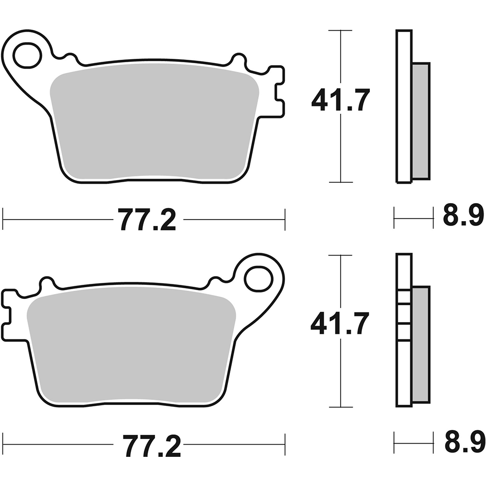 Pastiglie freno 834HF