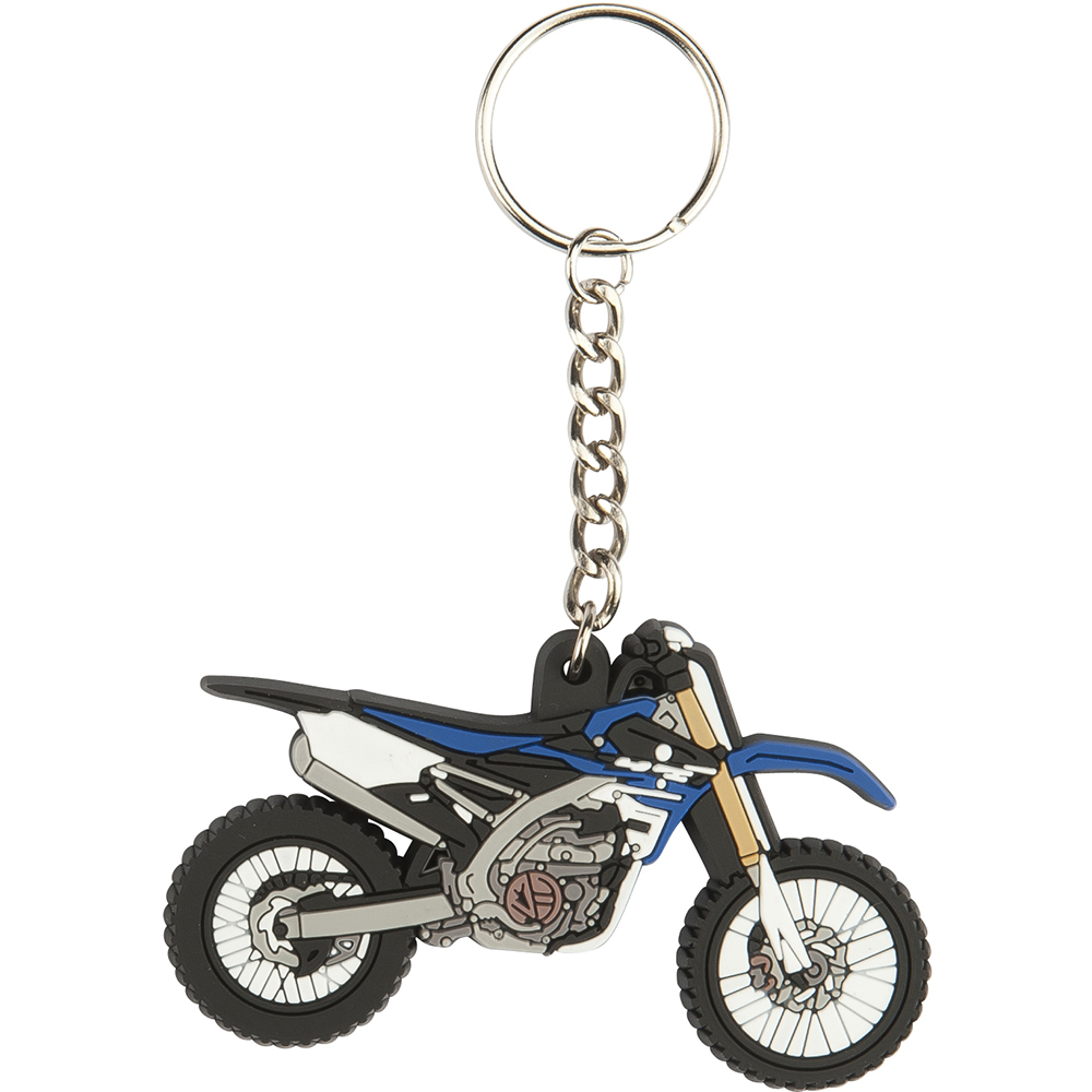 Portachiavi Moto In Pelle E Fibra Di Carbonio Per YAMAHA FZ6 FAZER FZ-6 (2004-2010) – Con Logo Modello, Nero, 12x2 Cm, Regalo Per Motociclisti