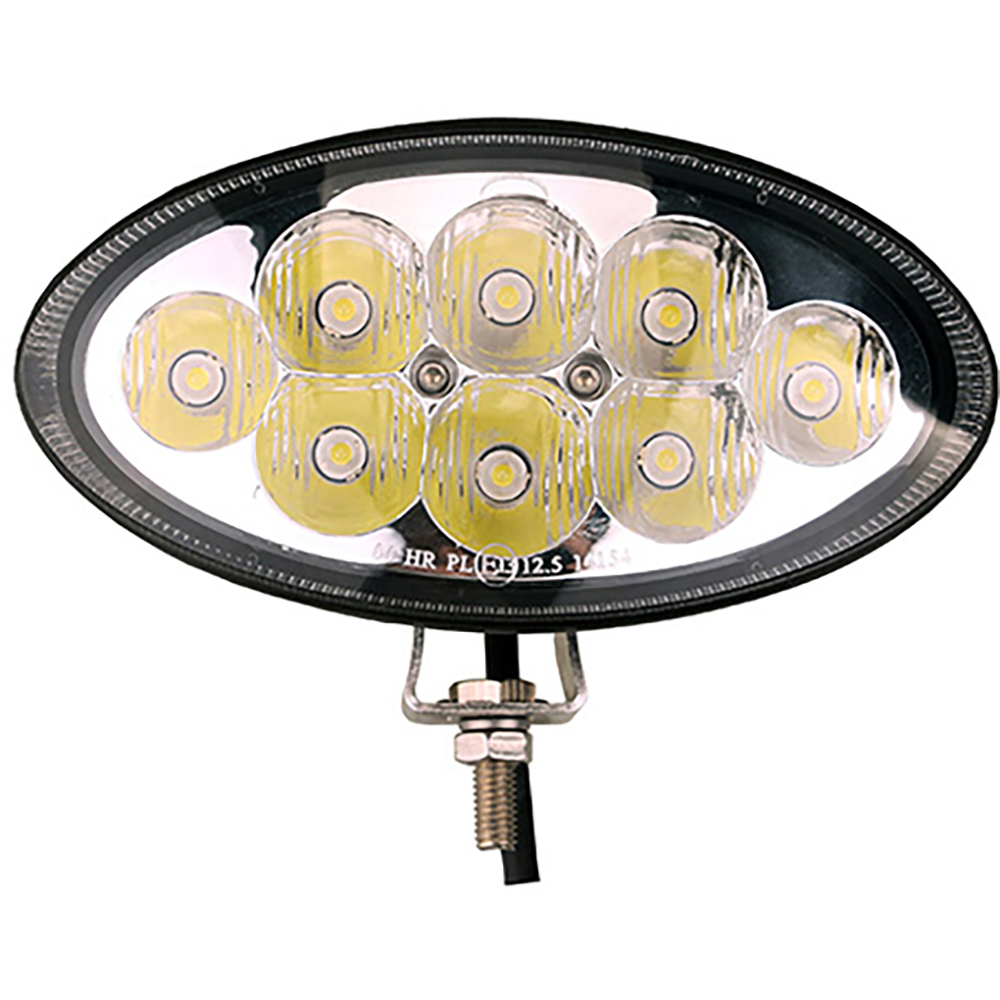 Faretto ovale 8 led 24w