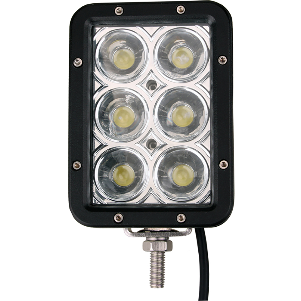 Faretto rettangolare a 6 led