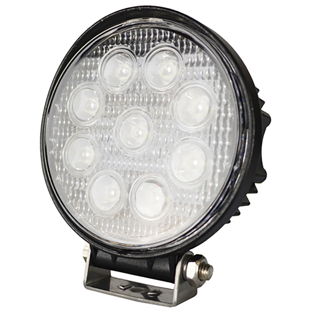 9 faretti tondi a led 27w