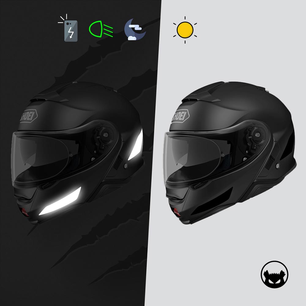 Shoei Neotec 2™ / Neotec 3™ adesivi riflettenti