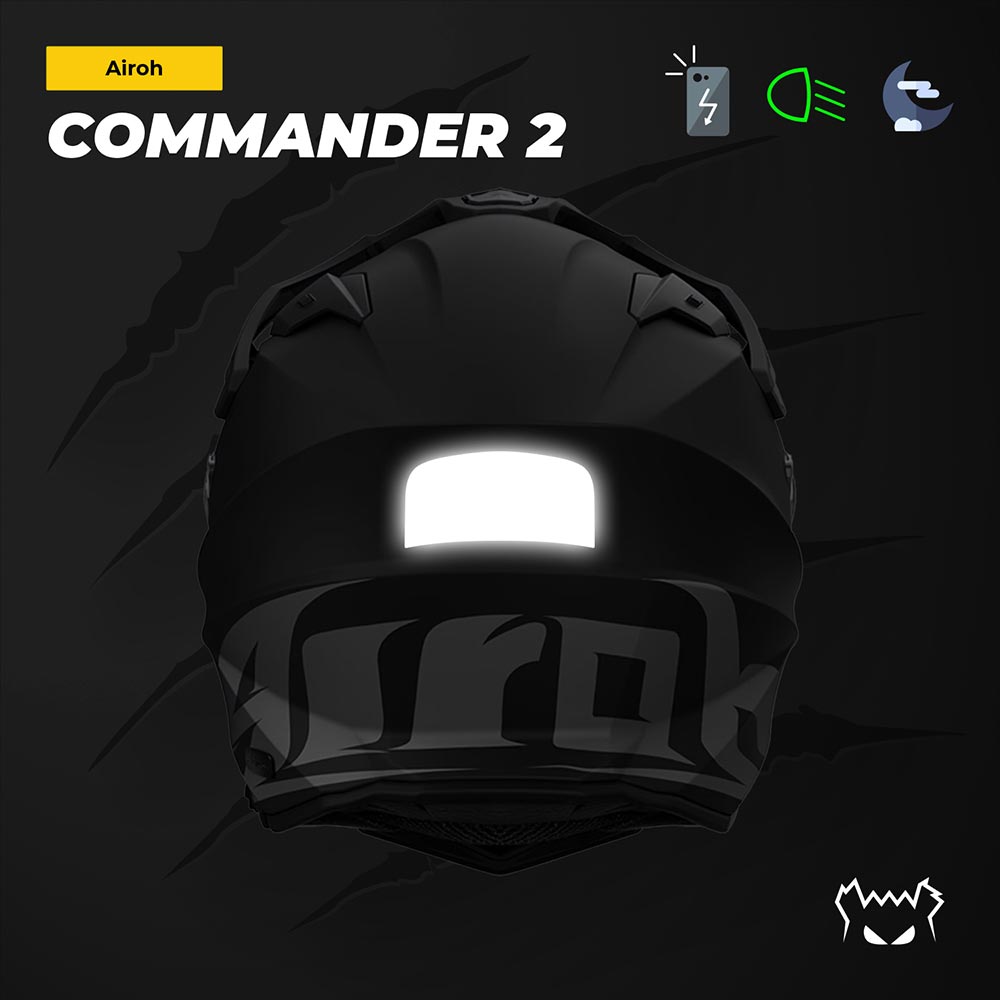 Adesivi riflettenti Airoh Commander 2™