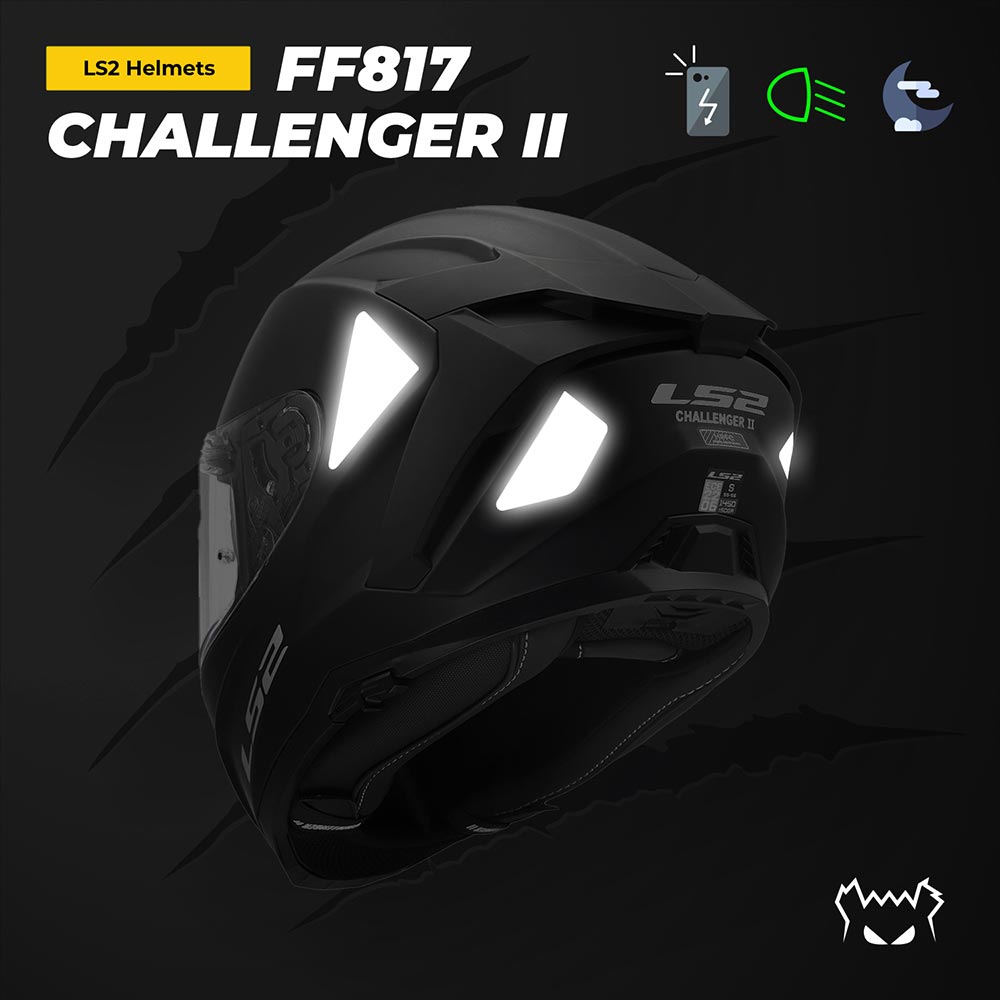 Adesivi riflettenti LS2 FF817 Challenger II™