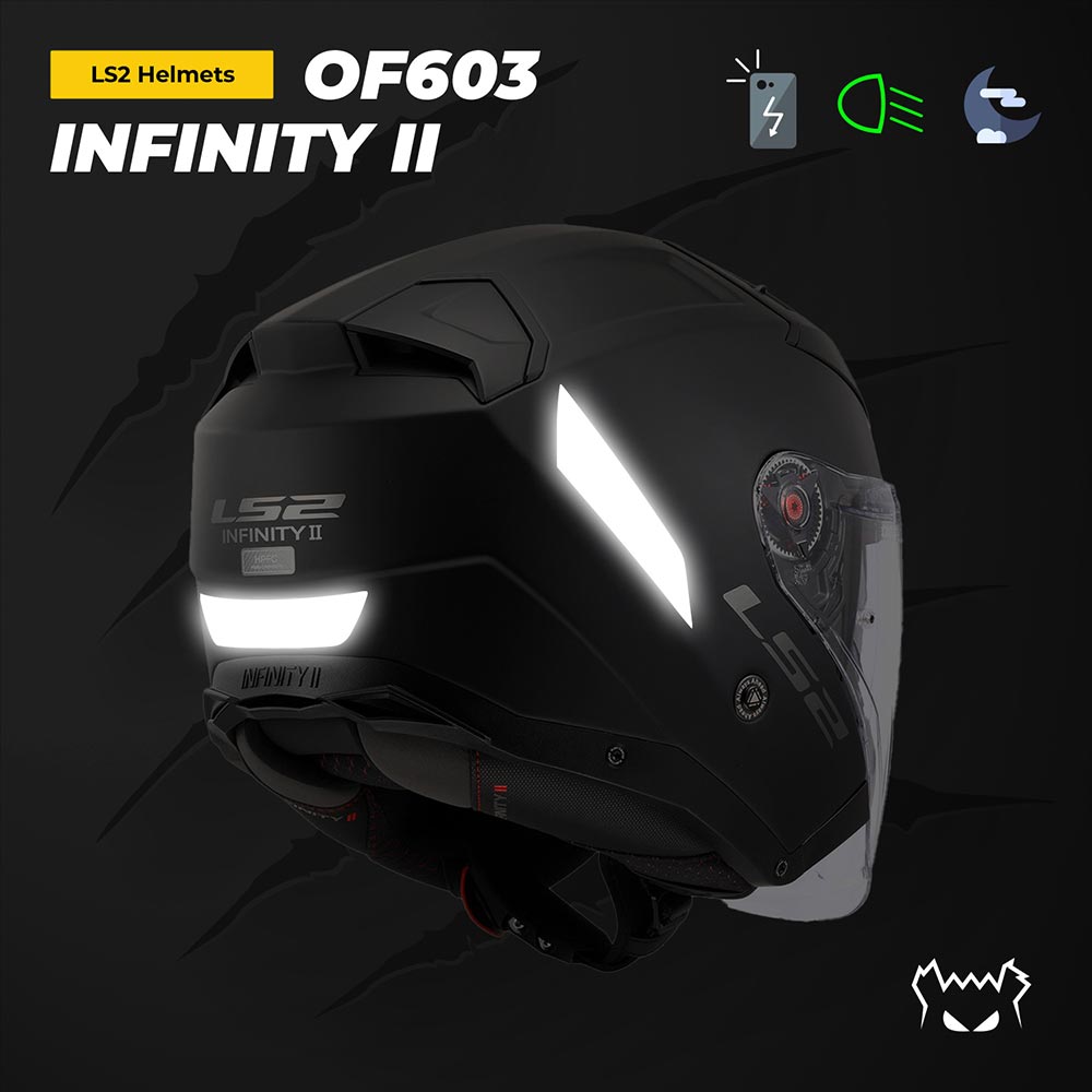 Adesivi riflettenti LS2 OF603 Infinity II™