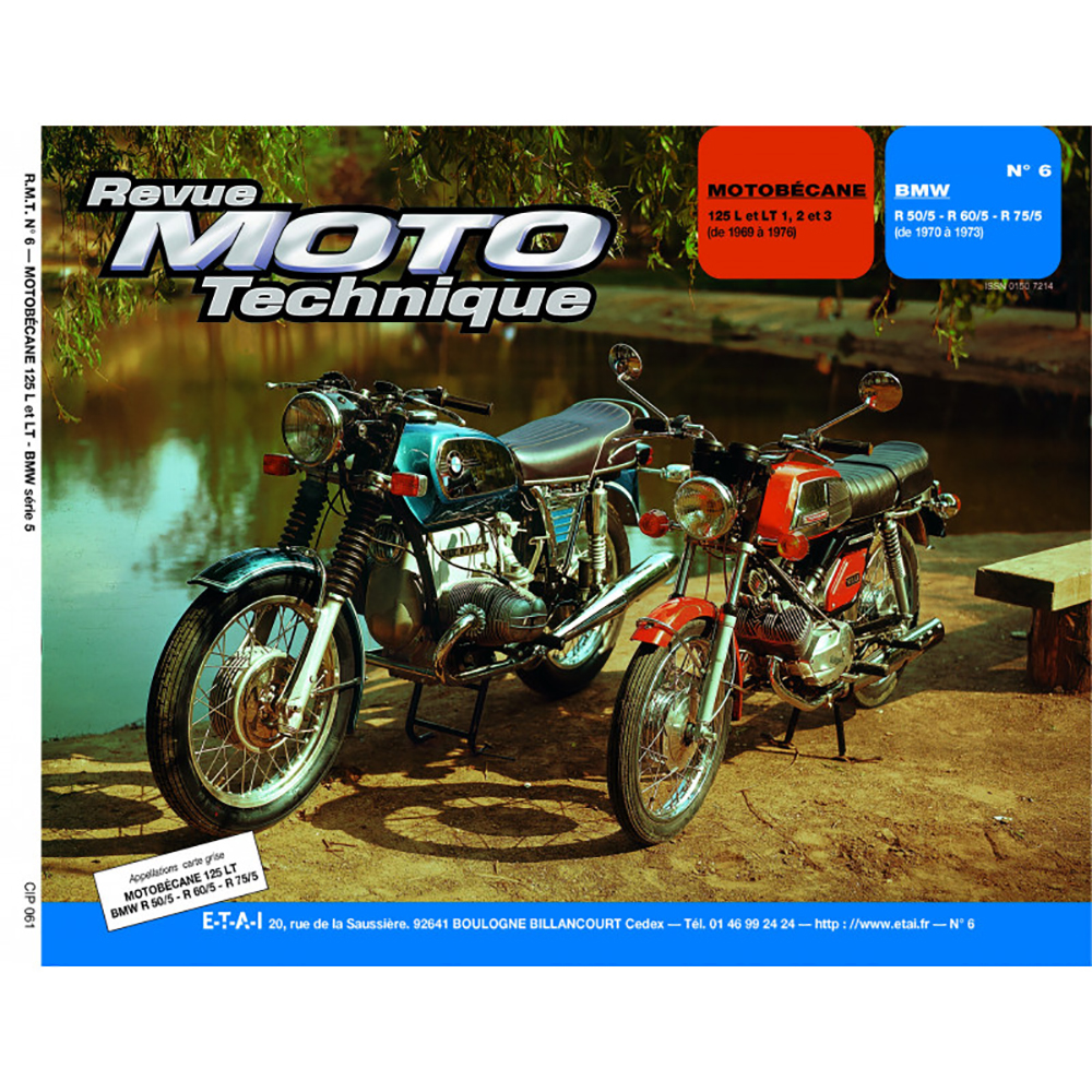 RMT 06 MOTOBECANE 125 (dal 1969 al 1975) e BMW R50/60/75 (dal 1970 al 1973)