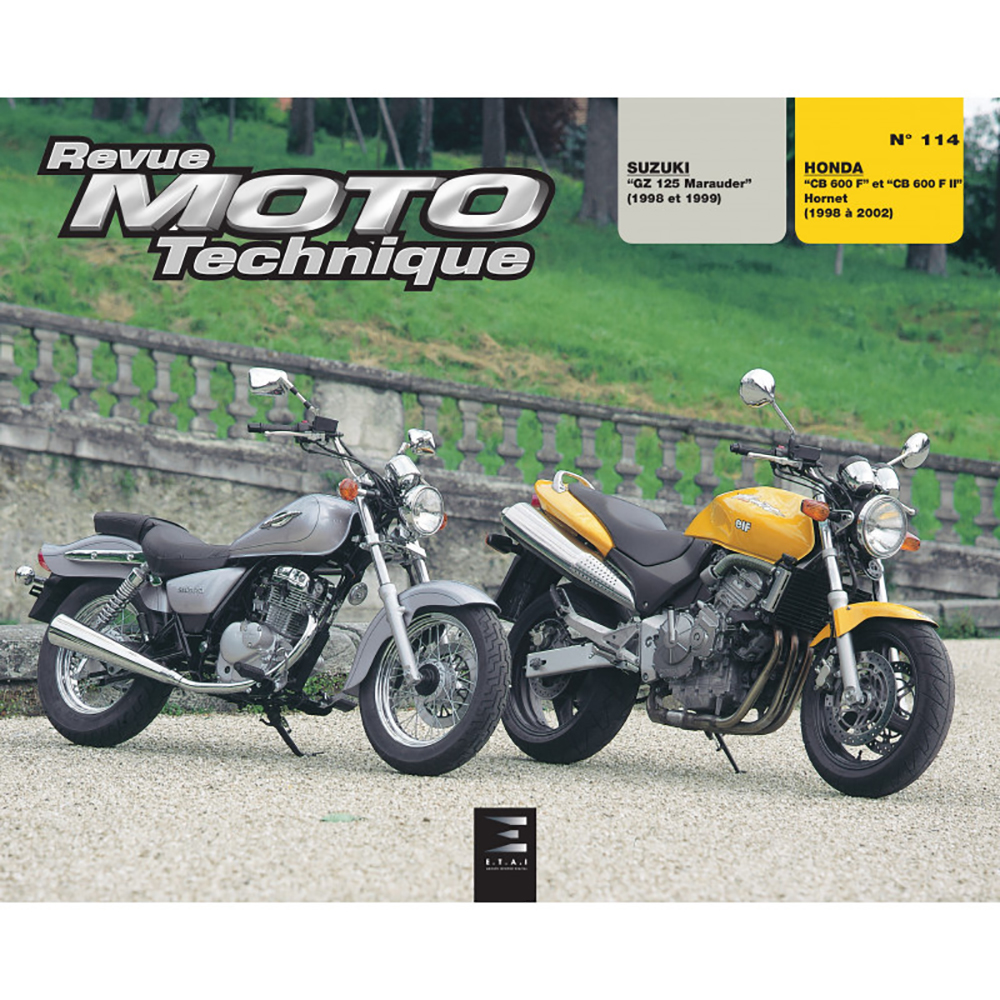 RMT 114.2 HONDA CB600 (dal 1998 al 2002) e SUZUKI GZ125 (dal 1998 al 1999)