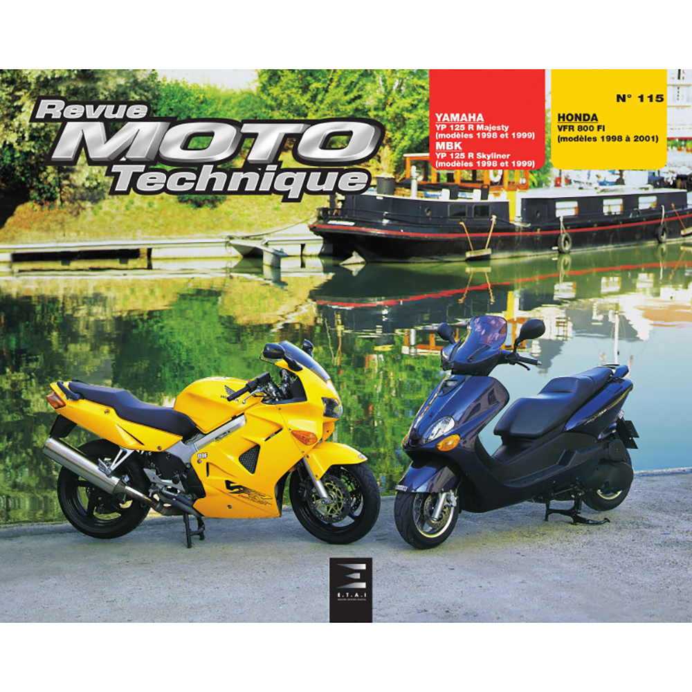 RMT 115.2 YAMAHA YP125 MAJESTY (MBK SKYLINER) (98-99) e HONDA VFR800 (98-2001)