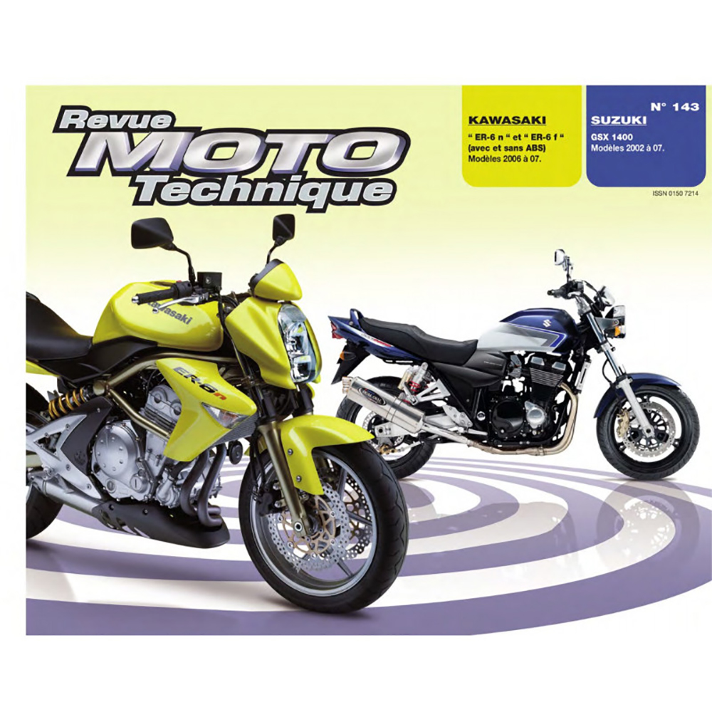 RMT 143.1 KAWASAKI ER-6 N/F (dal 2006 al 2007) e SUZUKI GSX 1400 (dal 2002 al 2007)