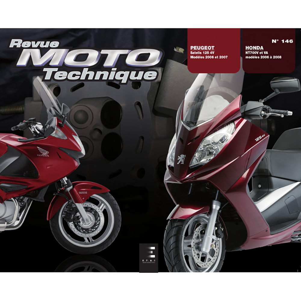 RMT 146.1 PEUGEOT SATELIS 125 4V (2006-2007) e HONDA NT 700 (2006-2008)