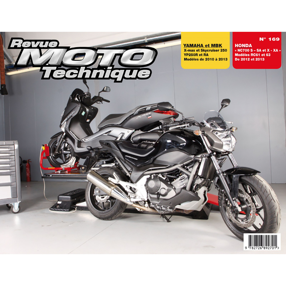 RMT 169 YAMAHA X-MAX250 (MBK SKYCRUISER) (2010-2013) e HONDA NC700 (2012-2013)