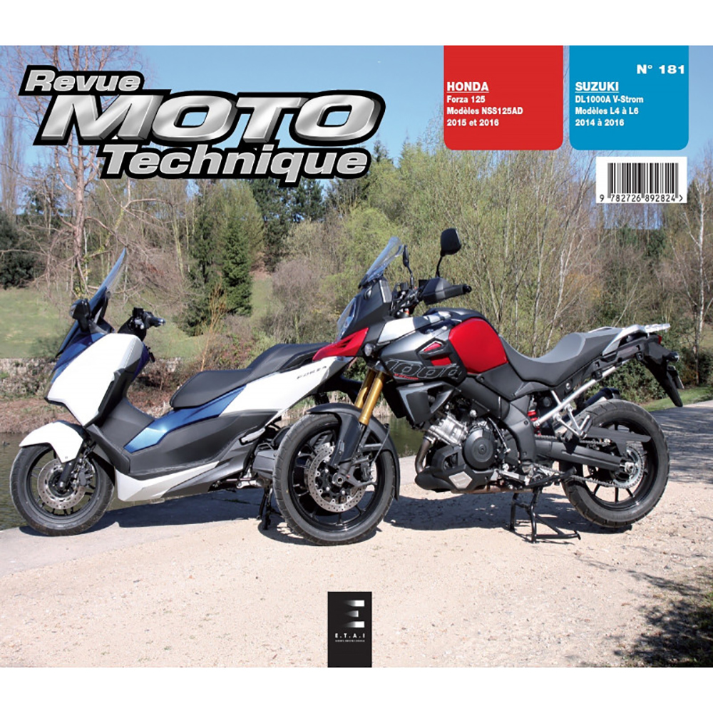 RMT 181 HONDA FORZA 125 (dal 2015 al 2016) e SUZUKI DL1000A V-STROM (dal 2014 al 2016)