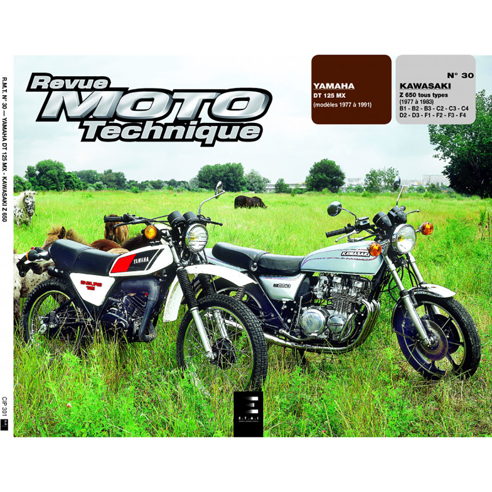 RMT 30.1 YAMAHA DT 125 MX (dal 1977 al 1991) e KAWASAKI Z 650 (dal 1977 al 1983)