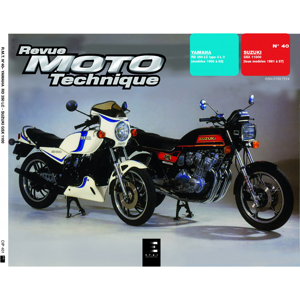 RMT 40 YAMAHA RD 350 LC (dal 1980 al 1982) e SUZUKI GSX 1100 (dal 1981 al 1987)