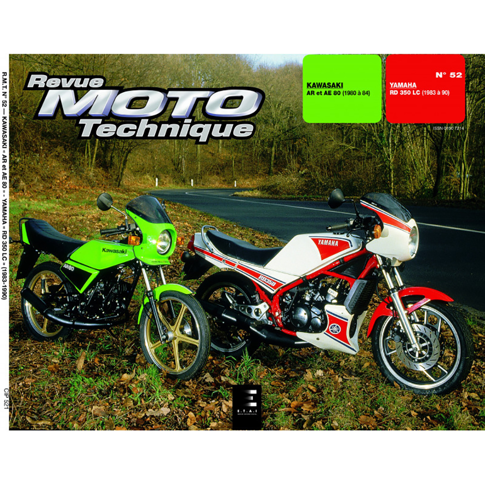 RMT 52.1 KAWASAKI 80 AR-AE (dal 1980 al 1984) e YAMAHA RD 350 (dal 1983 al 1990)