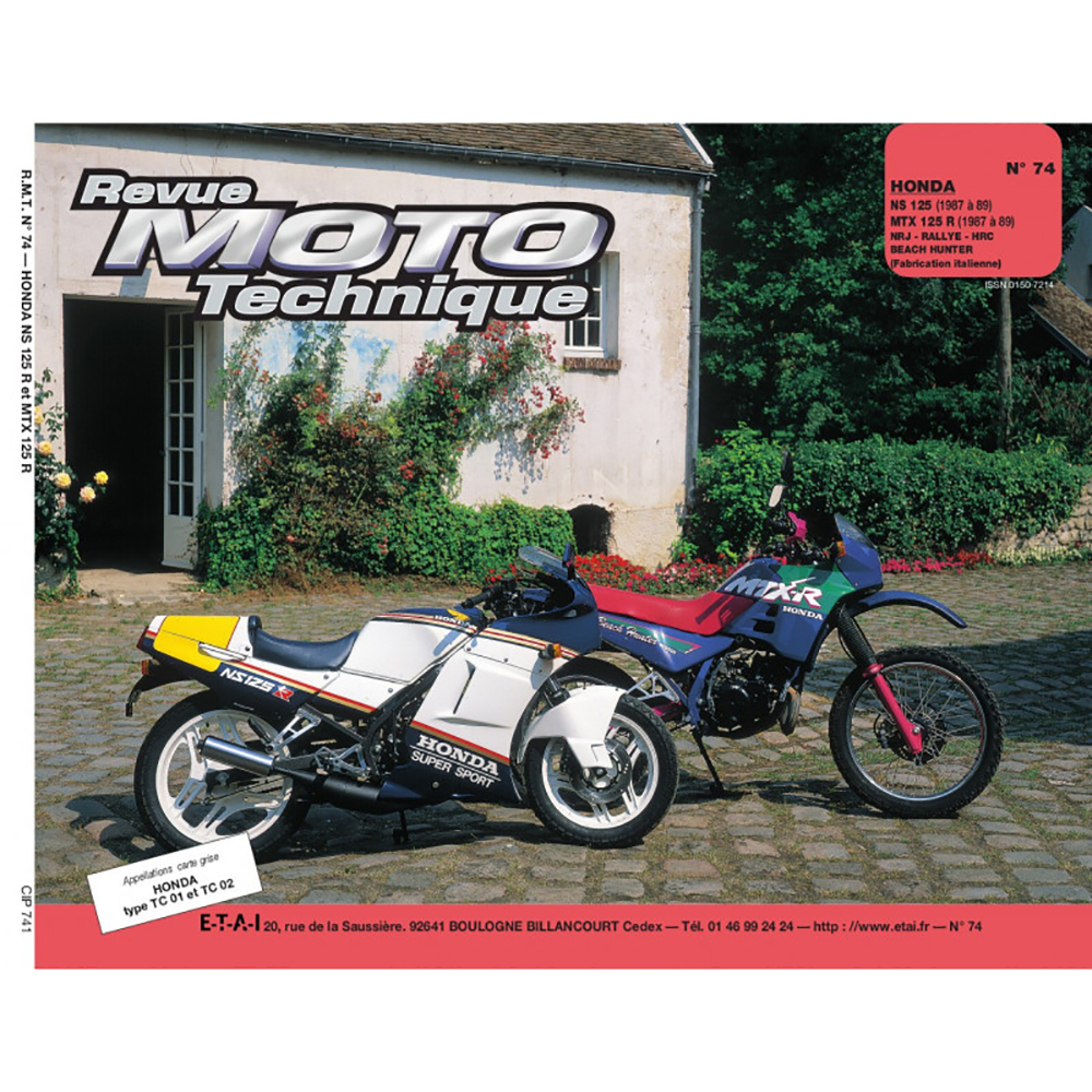 RMT 74 HONDA NS/MTX 125 (1987-1989)