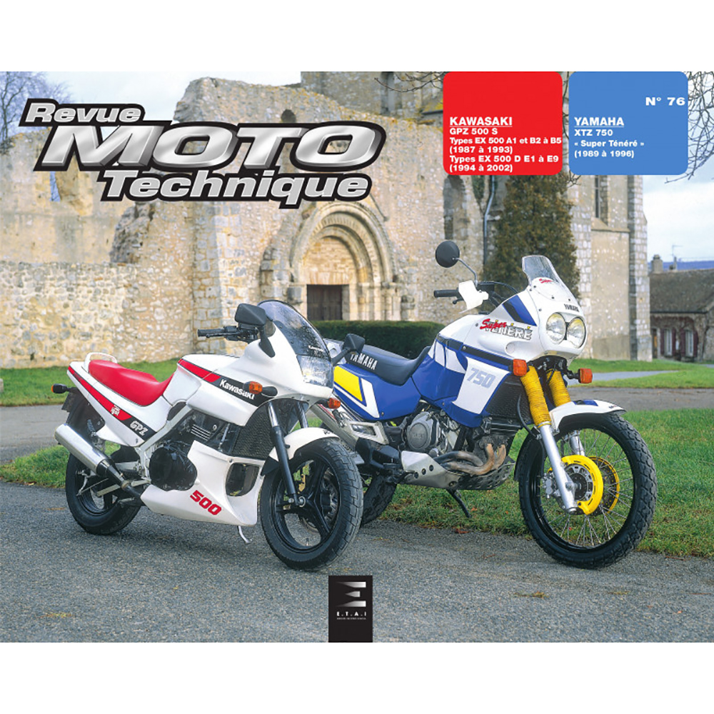 RMT 76,5 KAWASAKI GPZ 500 S (dal 1987 al 1993) e YAMAHA XTZ 750 (dal 1989 al 1996)