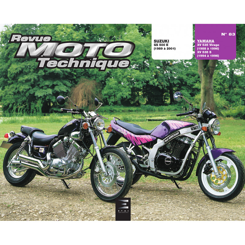 RMT 83 SUZUKI GS 500 E (dal 1989 al 2001) e YAMAHA XV 535 VIRAGO (dal 1988 al 1996)