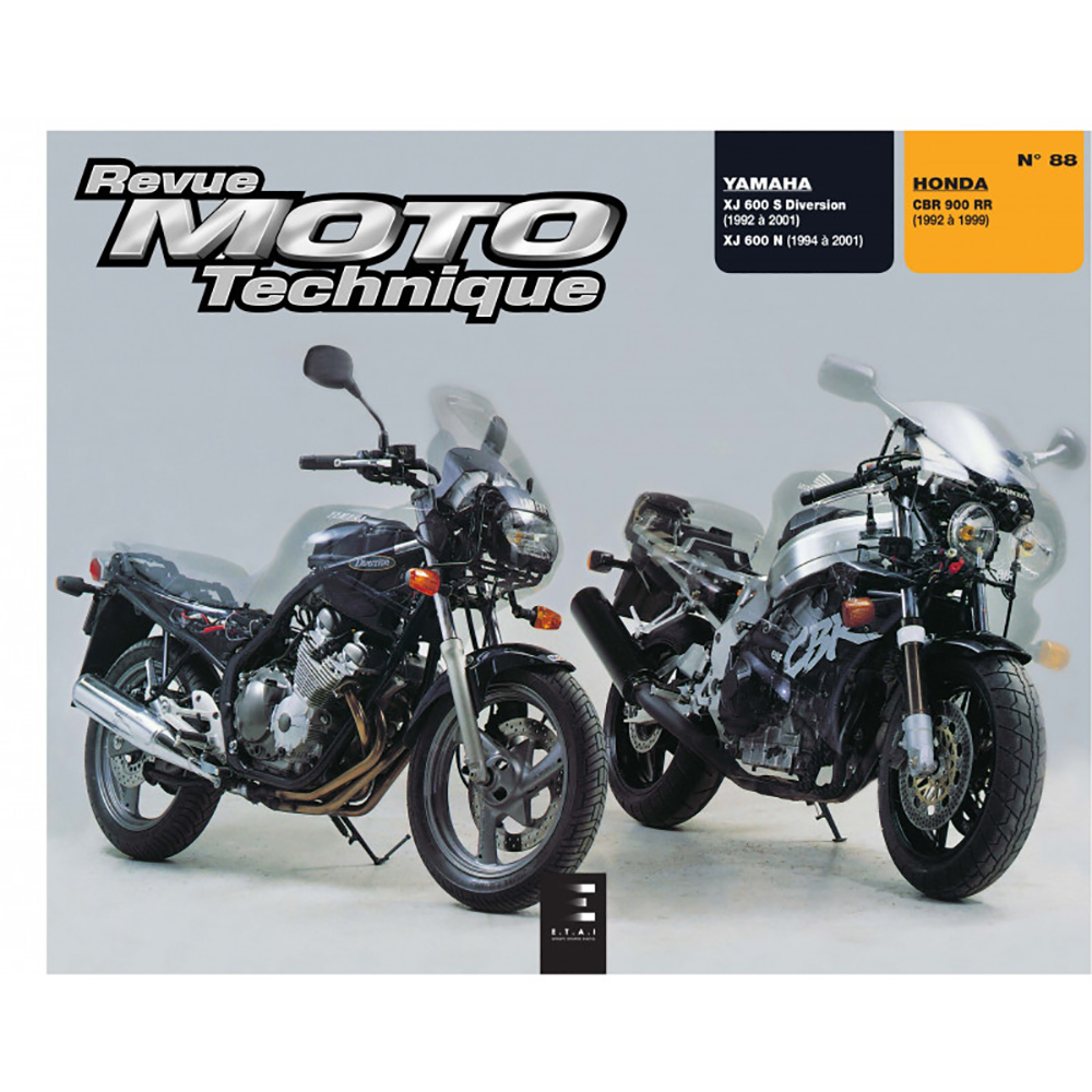 RMT 88.5 YAMAHA XJ 600 (dal 1992 al 2001) e HONDA CBR 900 (dal 1992 al 1999)