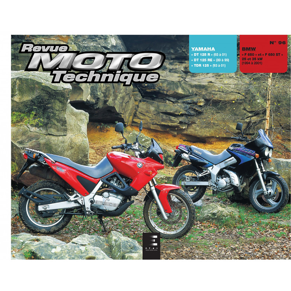 RMT 96,5 Yamaha DT/TDR 125 (dal 1989 al 2001) e BMW F650 (dal 1994 al 2001)