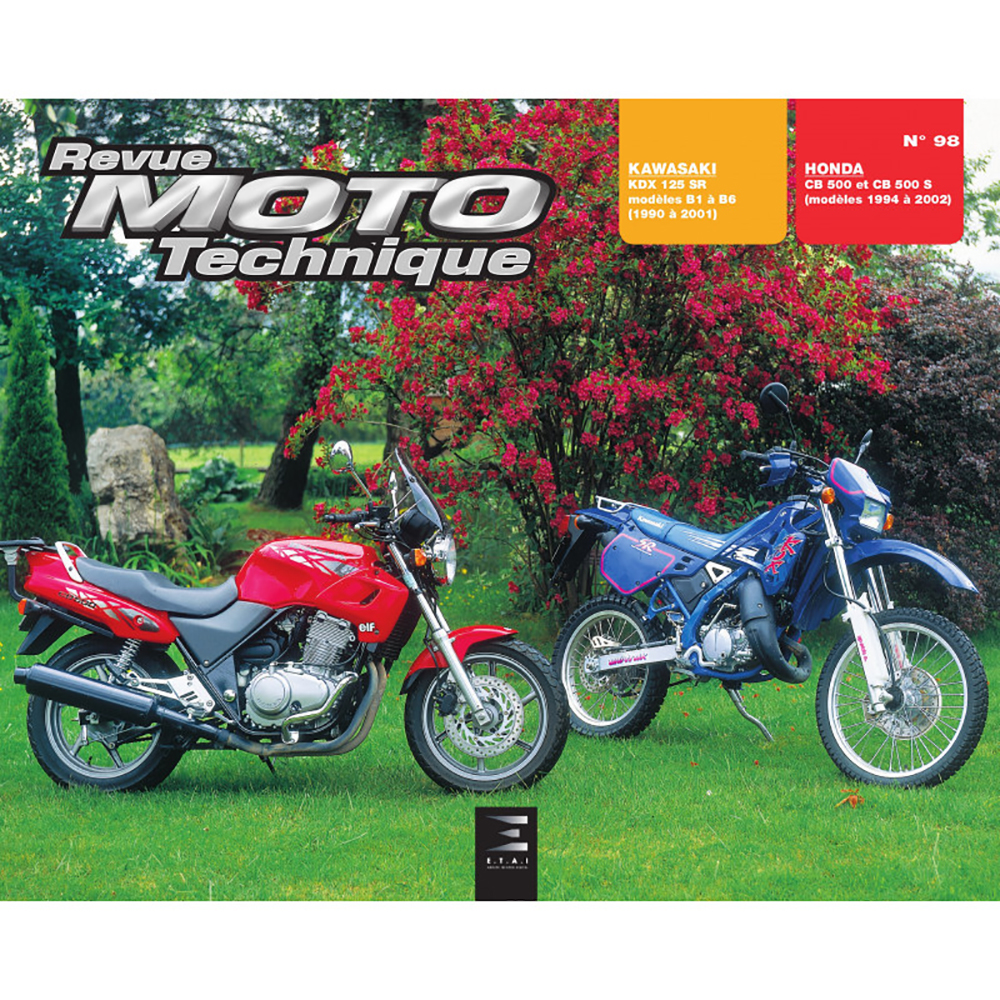 RMT 98.4 KAWASAKI KDX 125 (dal 1990 al 2001) e HONDA CB500 (dal 1994 al 2001)