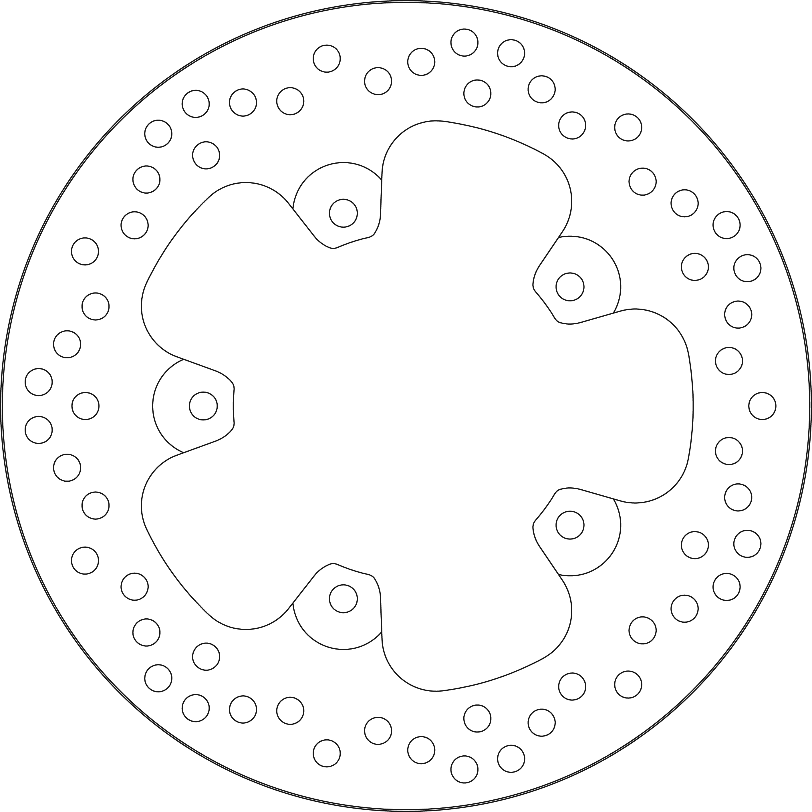 Disco freno 5225