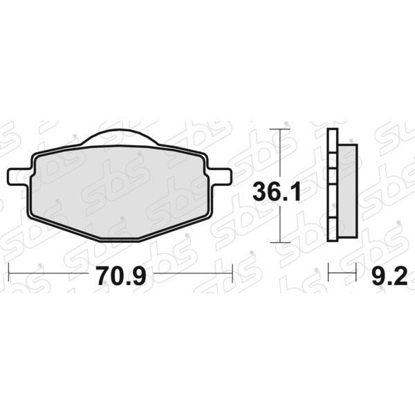 Pastiglie freno 575 LS