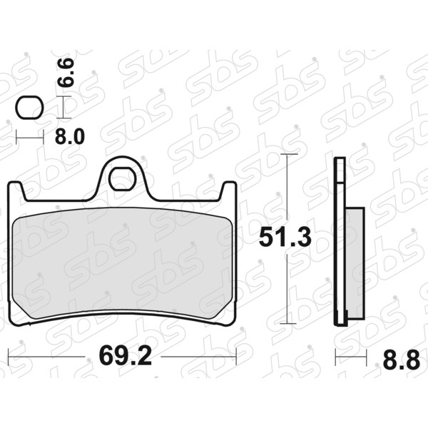 Pastiglie freno 634 SP