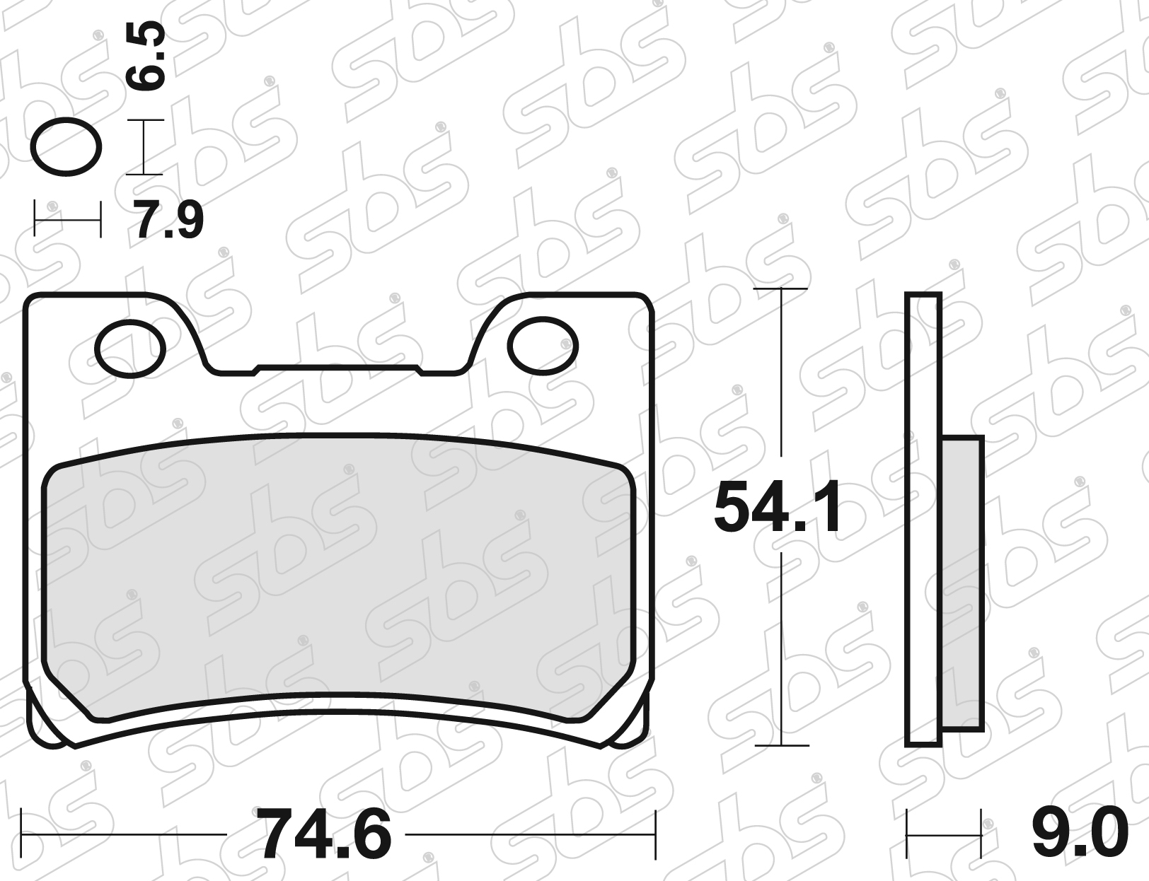 Pastiglie freno 665 RS