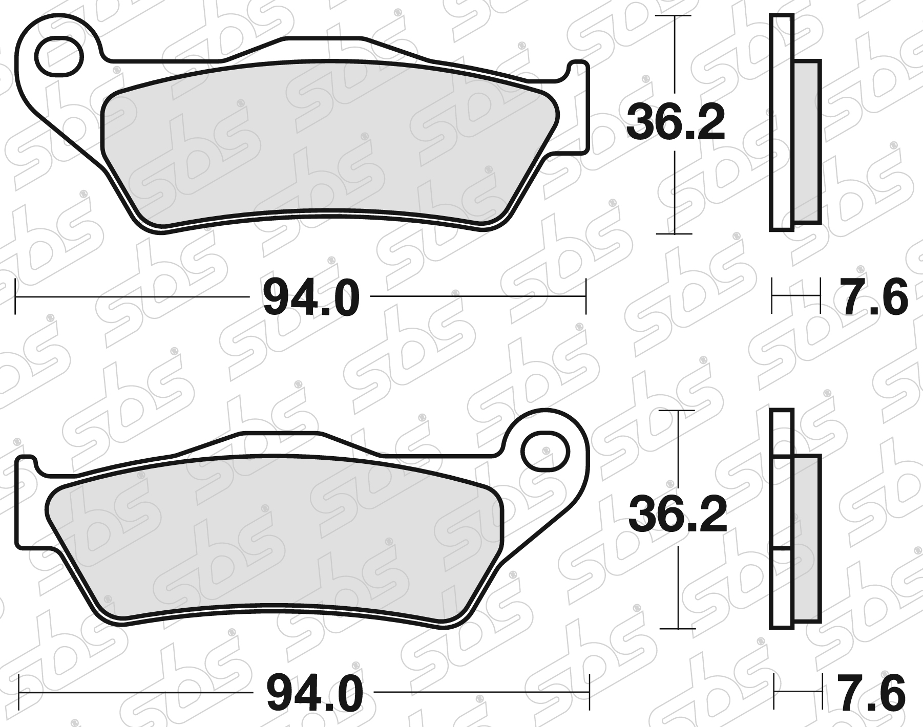 671 Pastiglie freno RSI